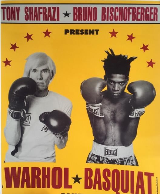 Basquiat, Andy Warhol (b 1928-87) ‘Four Hands’ Retro Bill Board Exhibition, Offset Litho - 4