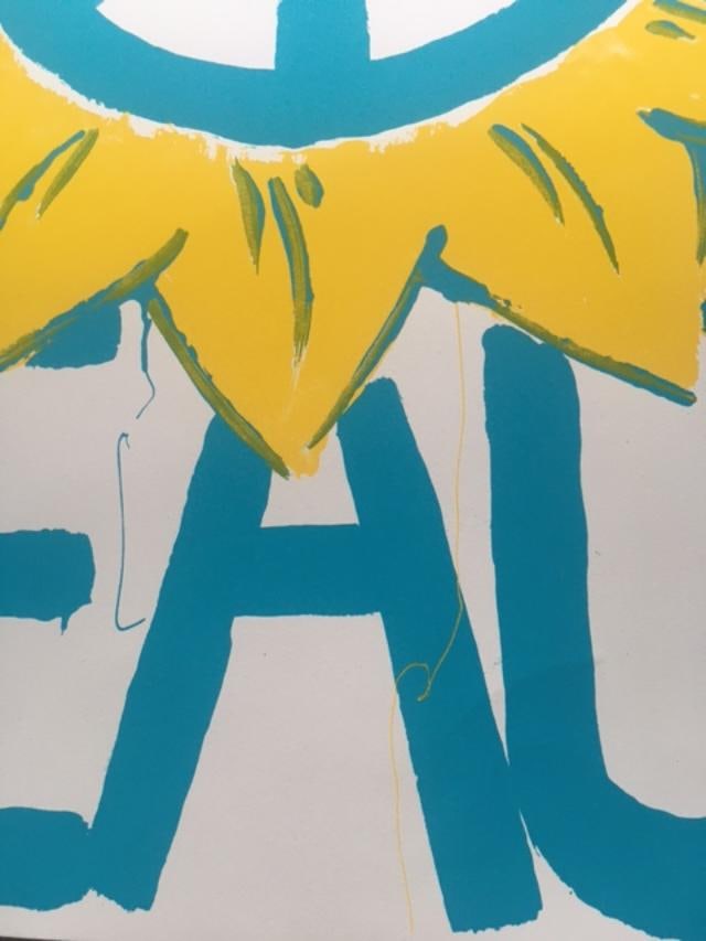 Paul Insect (B 1971) ‘Peace’ For Ukraine, Screeprint, Editioned, Signed, 2022 - 2