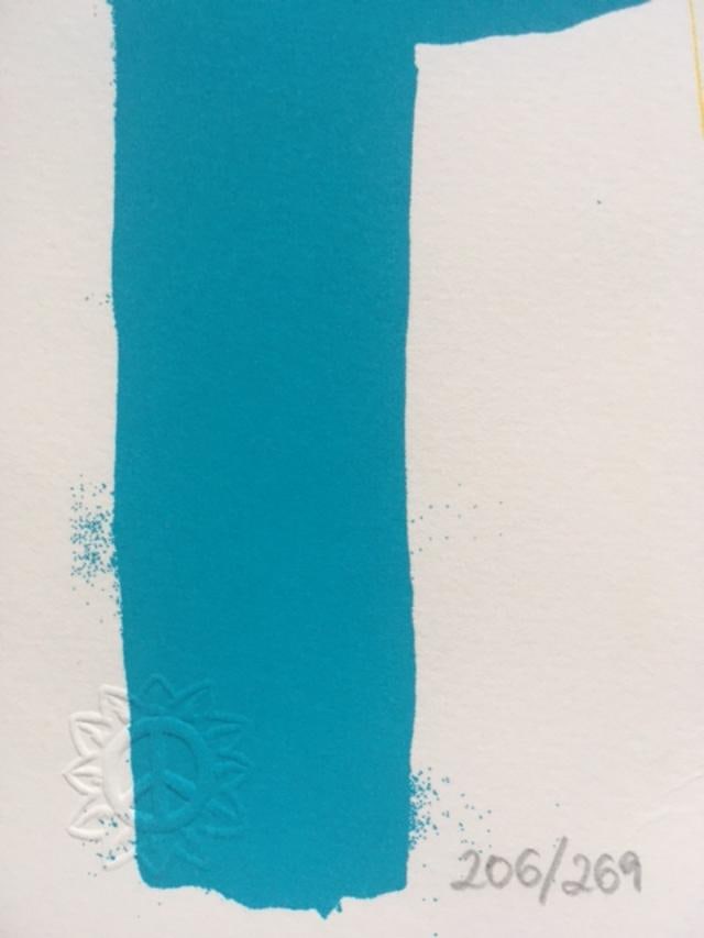 Paul Insect (B 1971) ‘Peace’ For Ukraine, Screeprint, Editioned, Signed, 2022 - 5