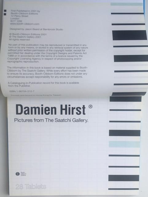 Damian Hurst (b1965) ‘28 Tablets’, Pictures from the Saatchi Gallery, 1st Print, Hardbac - 6