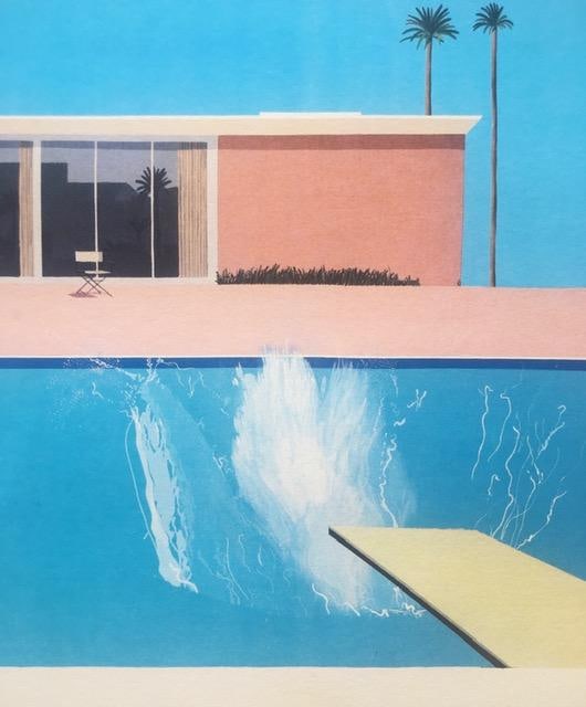 David Hockney (1937) ‘A Bigger Splash’ Lithograph in vibrant colours, Open edition, 1967 - 4