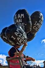 David Shrigley OBE (b 1968) ‘I Am An Imbecile’ Balloon, & Official Banksy Dismaland Prog - 6