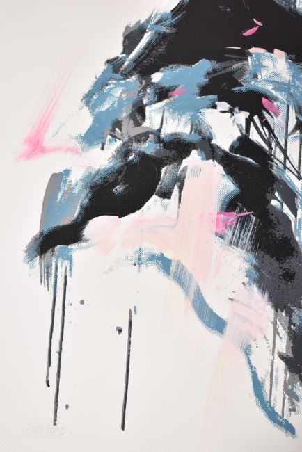 Mr Jago (B.1972) 'Walking Wounded' Modern Graffiti Abstract, Ltd Ed, Screenprint In Colours, 2008 - 3