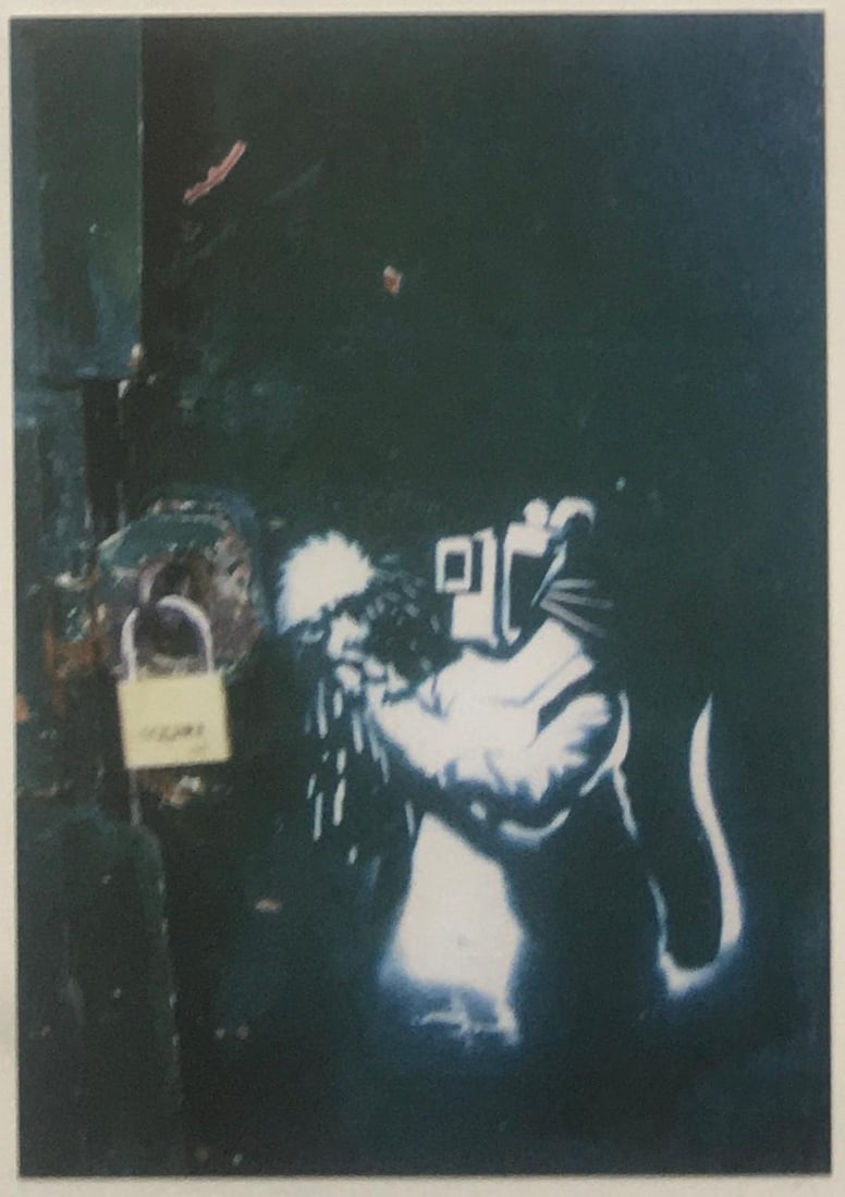 Banksy (b 1974-) Kate Moss Post Card Flyer From Crude Oils Exhibition, Notting Hill. 2005 - 5