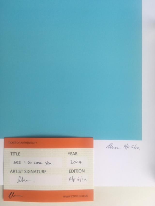 Chris Boyle (b 1972) ''See I Do Love you'' Urban Street Art Print Signed, A/P 6/10 COA, 2024 - 5