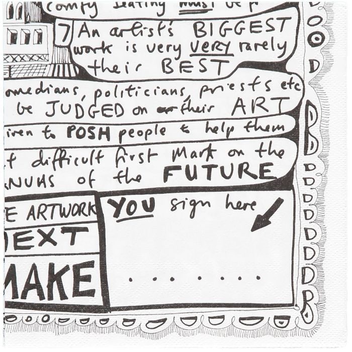 Sir Grayson Perry RA Red Alan Manifesto, Open Edition Framed Free Post Worldwide - 2