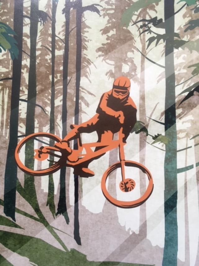 Filsouf. S (b1994) ‘My Therapy’ Mountain Bike, X Trail, Lithograph. 2024. - 2