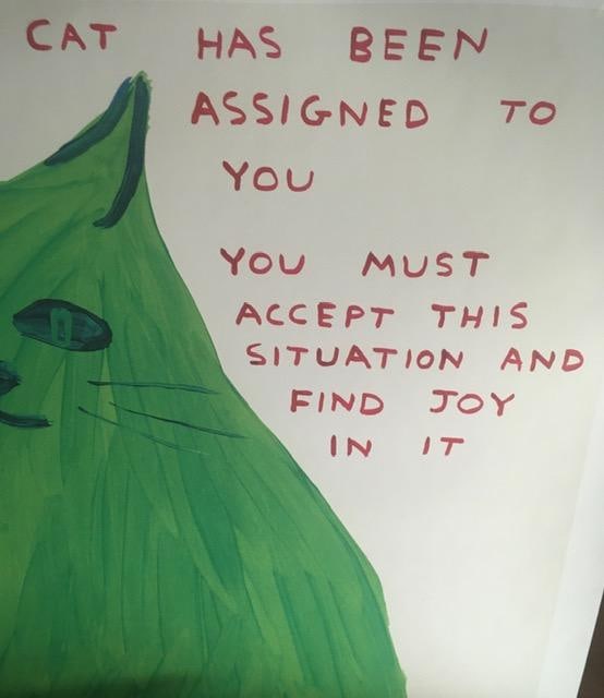 David Shrigley OBE (b 1968) ‘This Huge Cat’, Offset Lithograph, Edition, 2021 - 2