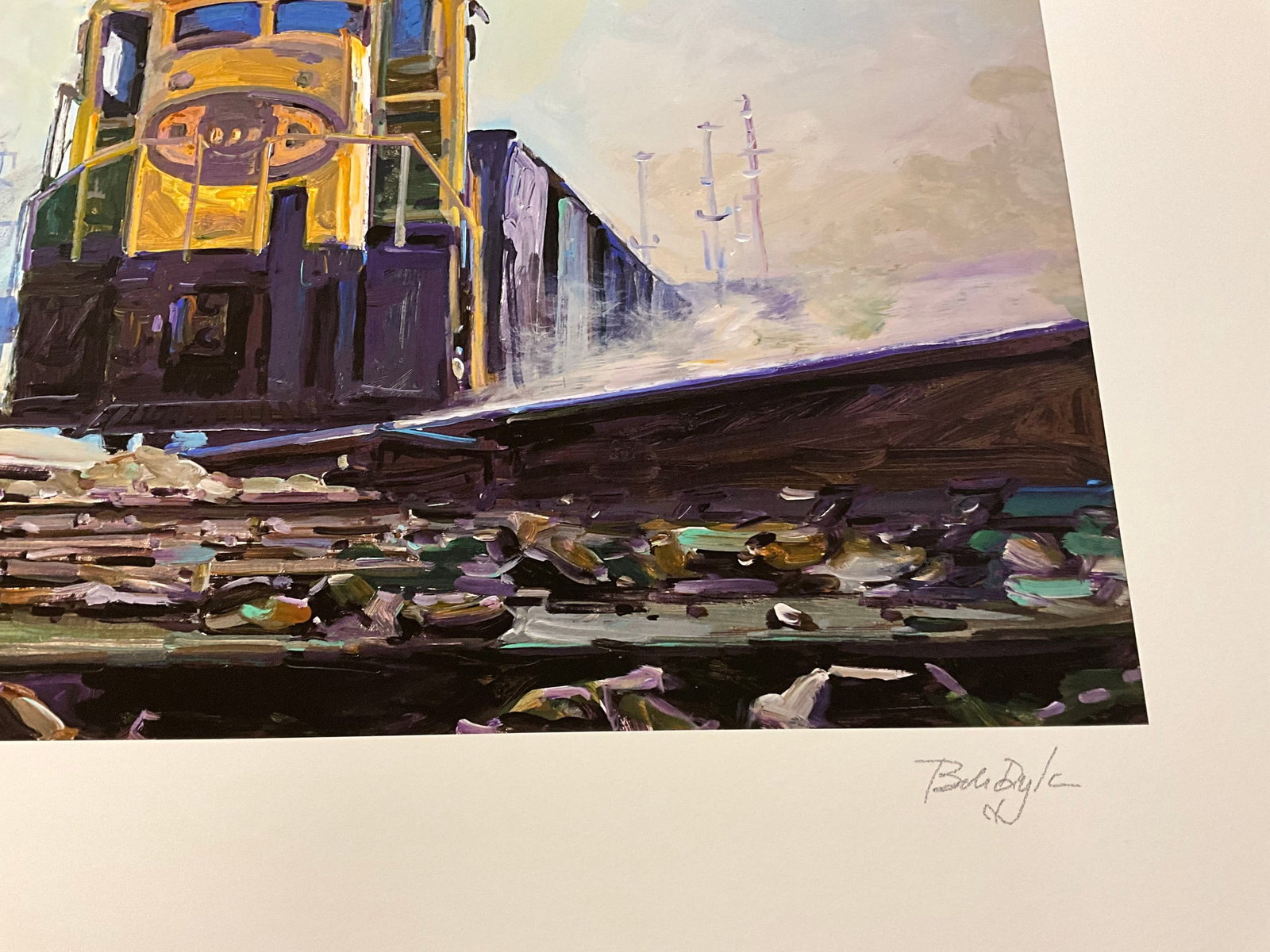 Bob Dylan (b1941) ‘Industrial Train’, Retrospectrum Collection, Editioned, Print, Certif - 2