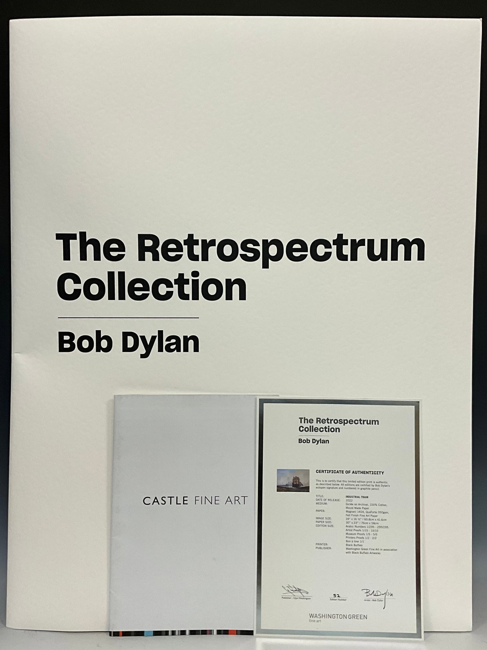 Bob Dylan (b1941) ‘Industrial Train’, Retrospectrum Collection, Editioned, Print, Certif - 5