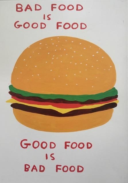 David Shrigley OBE (b 1968) ‘Bad Food Good Food’, Shrig Mini Series Offset Lithograph, F - 4