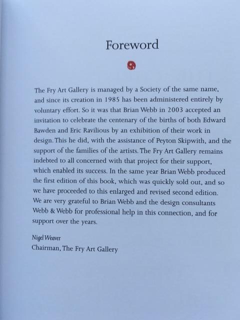 Bawden (1903-89) Eric Ravilious (1903-42) Design: Edward Bawden and Eric Ravilious, 2014 - 5