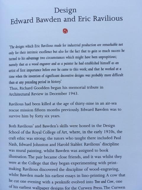 Bawden (1903-89) Eric Ravilious (1903-42) Design: Edward Bawden and Eric Ravilious, 2014 - 6