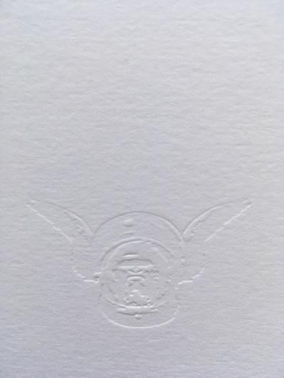 Nick Walker (B 1969-) Gold Nozzle 2007, Screenprint In Gold With Early Apish Angel Blind Stamp - 2