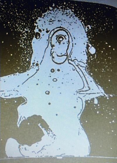 Nick Walker (B 1969-) Gold Nozzle 2007, Screenprint In Gold With Early Apish Angel Blind Stamp - 8