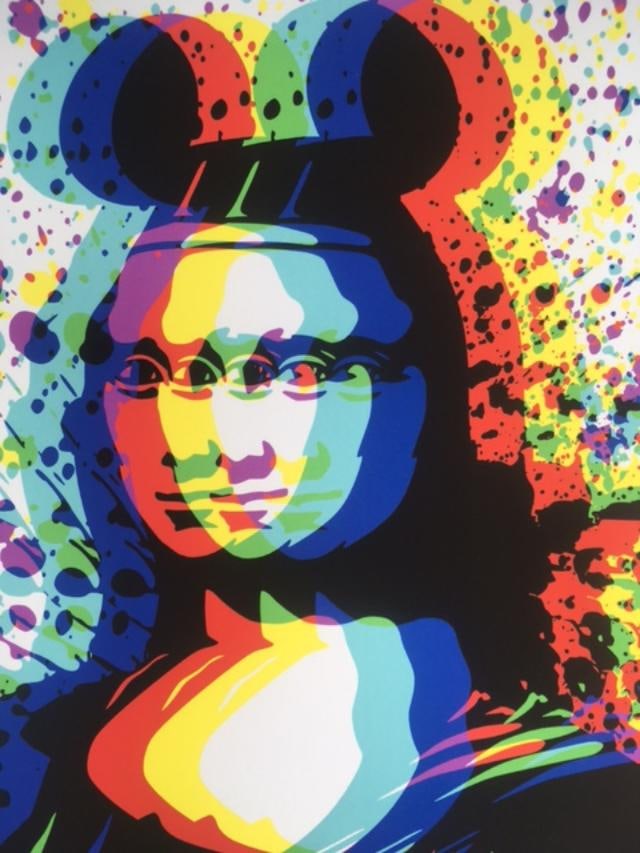 Chris Boyle (b1972) 'Mona Lisa Mouse’ 3Dimensional Urban/Street Art Print, AP, COA, 2024 - 10