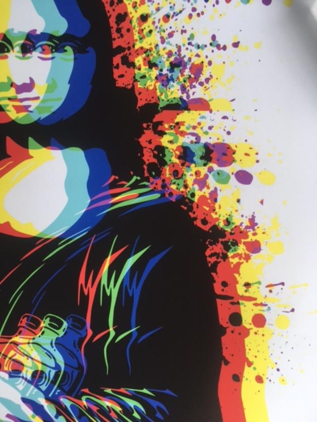 Chris Boyle (b1972) 'Mona Lisa Mouse’ 3Dimensional Urban/Street Art Print, AP, COA, 2024 - 2