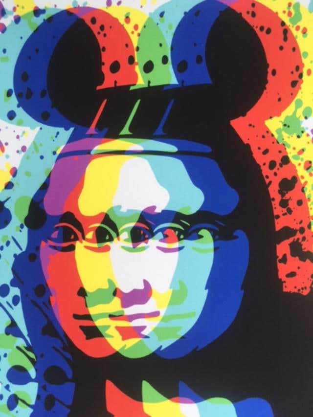 Chris Boyle (b1972) 'Mona Lisa Mouse’ 3Dimensional Urban/Street Art Print, AP, COA, 2024 - 7