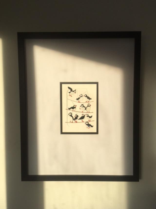 Ge Feng (b1967) ‘Fretwork’ ‘Puffins’ Cardboard Cut-Out In Vibrant Colours, 2: Title: Ge Feng (b1967) ‘Fretwork’ ‘Puffins’ Cardboard Cut-Out In Vibrant Colours, 2010 Description: GE FENG (b1967) ‘Fretwork’ ‘Puffins̵