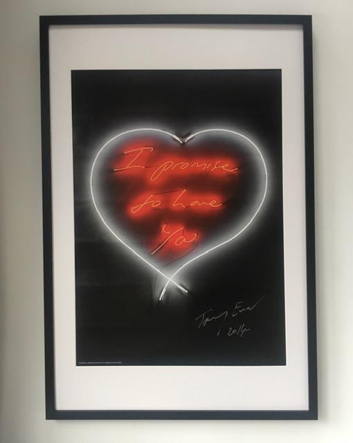 Tracey Emin (b1963) "I Promise To Love You", Exhibition Lithograph, Framed, 2014 - 2