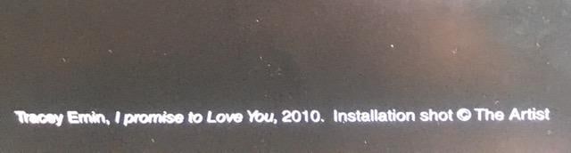 Tracey Emin (b1963) "I Promise To Love You", Exhibition Lithograph, Framed, 2014 - 6