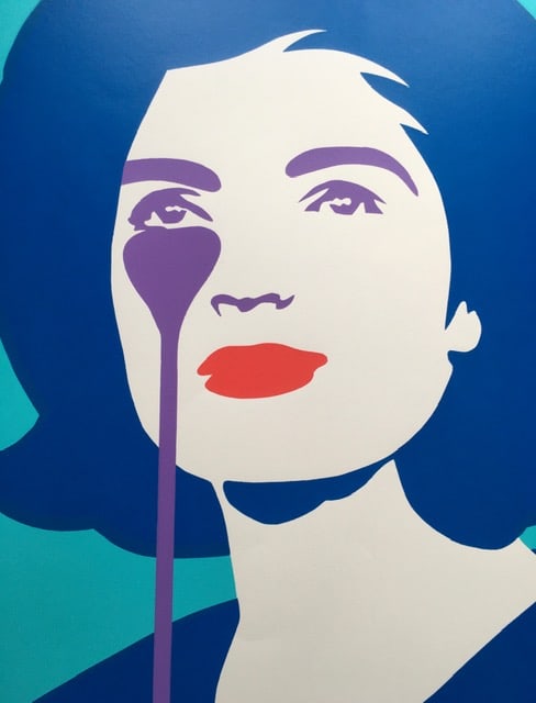 Pure Evil (English 1968) Purple ‘Jackie Kennedy In Tears’, Screenprint, Signed Numbered  - 3