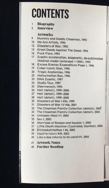 Jake and Dinos Chapman (b1966 & 62) ‘Jake & Dinos Chapman - Close Up’ 1st Ed, 2007, SOLD - 14