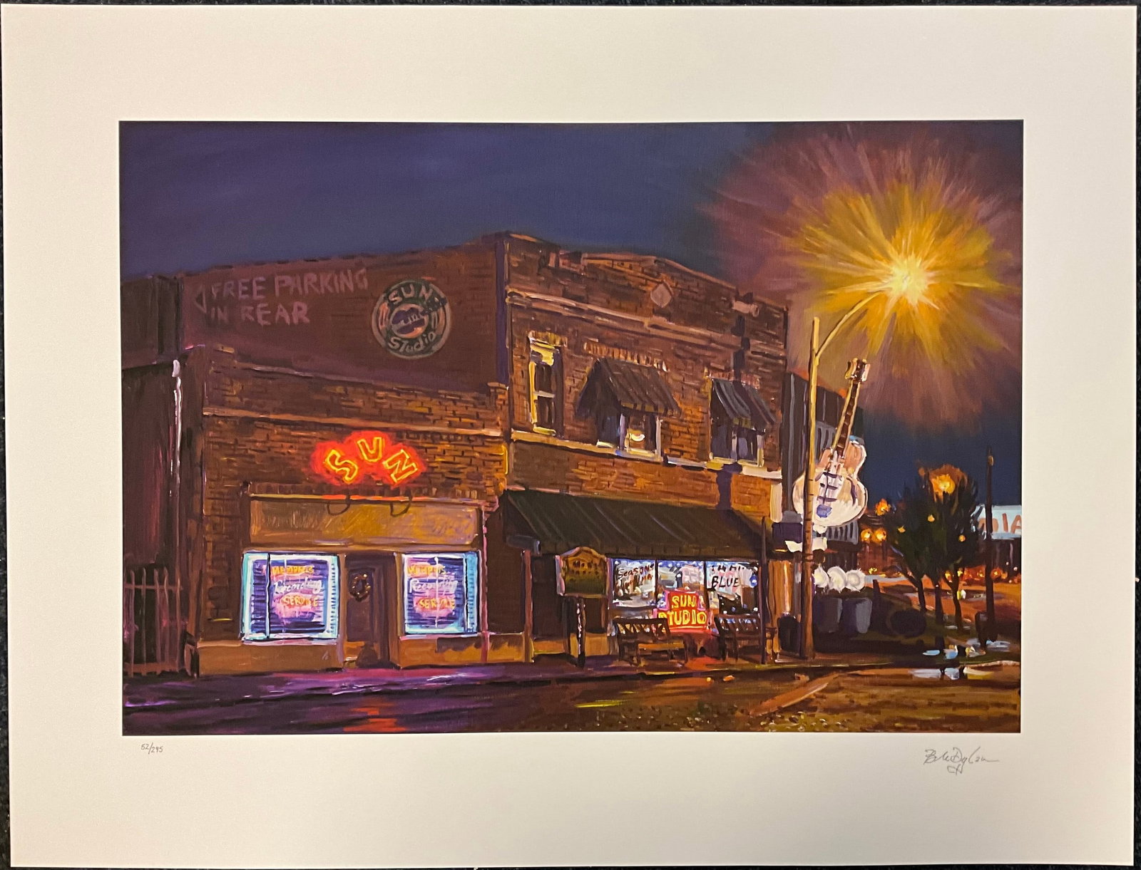 Bob Dylan (b1941) ‘Recording Studio’, Retrospectrum Collection, Editioned, Print, Certif (1 of 5)