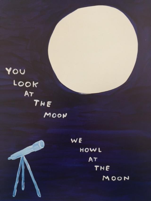 David Shrigley OBE (b 1968) ‘The Moon’, Shrig Mini Series Offset Lithograph, Framed, Edi - 2