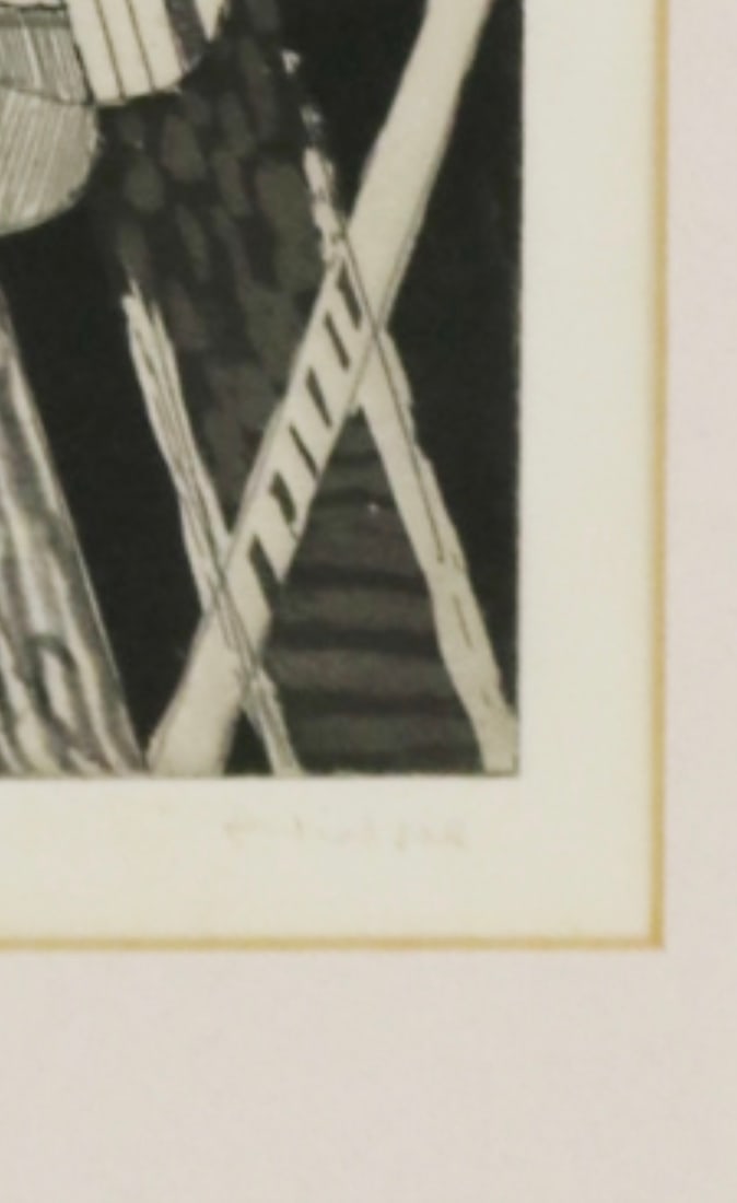 Alan Windsor (British, B 1931) Etching - 2