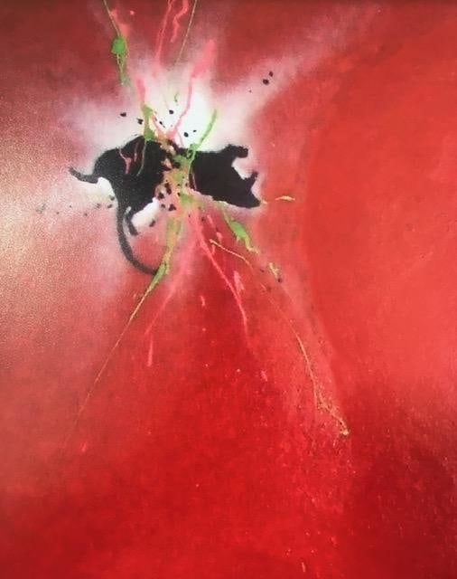 Nick Walker (b1969) Mind Your Rat Print By Vandal, 50x50cm, Framed, Glazed Print of Wall Mural, 2... - 4