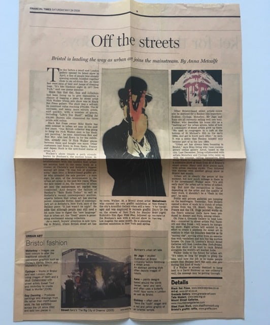 Nick Walker (b.1969) 'Boom Box Vandal' Screenprint In Blue & 1st Edition, A Sequence of Events - 6