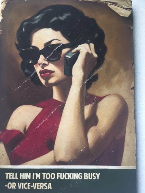 Son of Innes (b 1977) ‘Tell Him I’m To f**king Busy Or Vice Versa,’ Editioned, Gic - 6