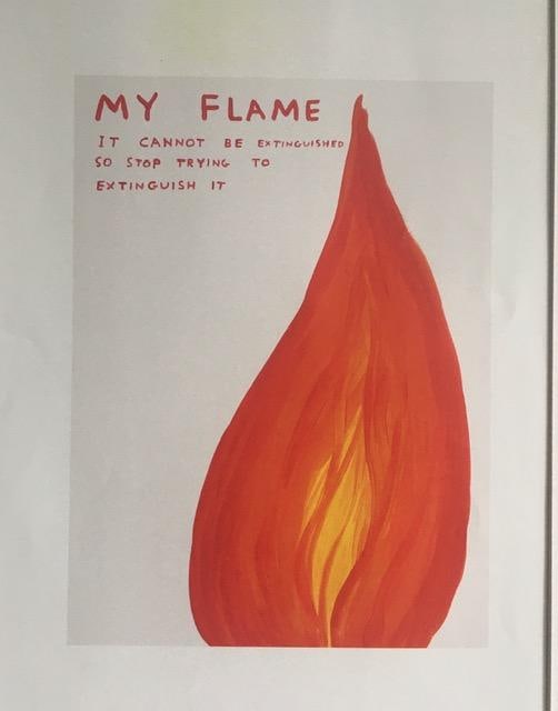 David Shrigley OBE (b 1968) ‘My Flame Will Not Be & 3 Others’, Shrig Mini Series Offset  - 2