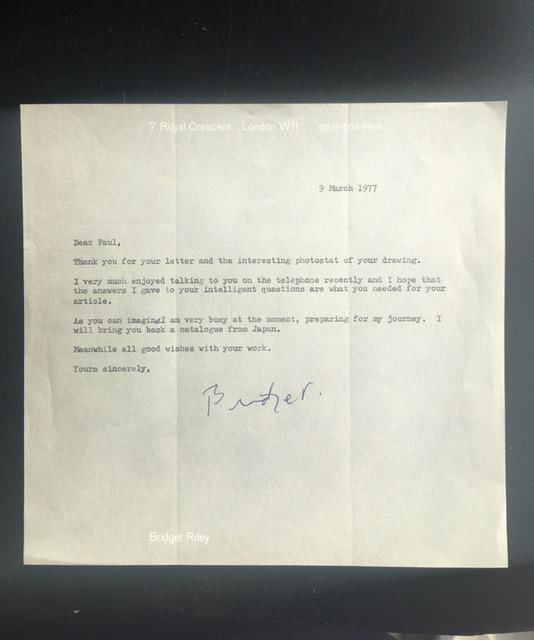 Bridget Riley (1931) ‘Halcyon’ Final Study for a Painting, Unique, Provenance, Hand Sign - 11