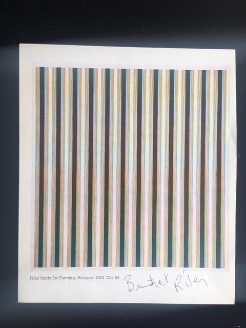 Bridget Riley (1931) ‘Halcyon’ Final Study for a Painting, Unique, Provenance, Hand Sign - 13