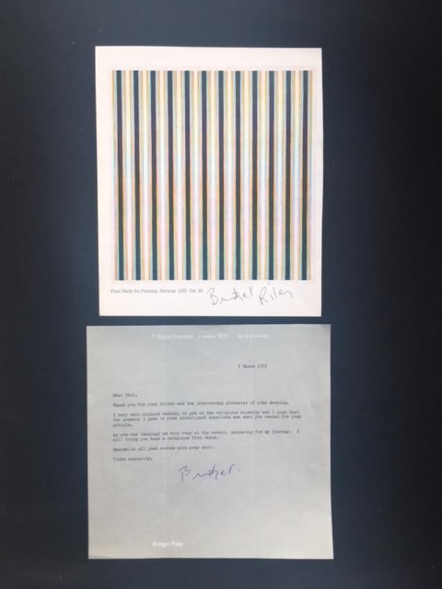 Bridget Riley (1931) ‘Halcyon’ Final Study for a Painting, Unique, Provenance, Hand Sign - 2