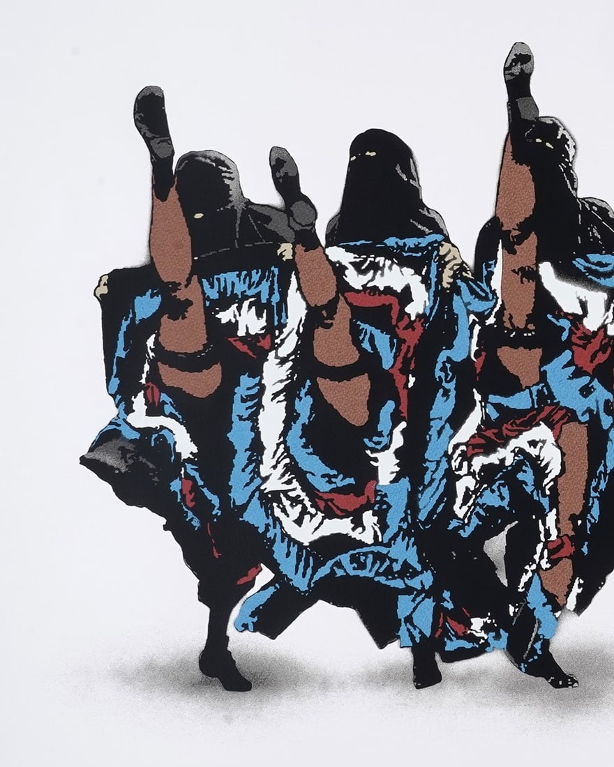 Nick Walker (b 1969) ‘Coran-Can’, Large Screenprint Editioned, Signed With COA, 2010 - 3