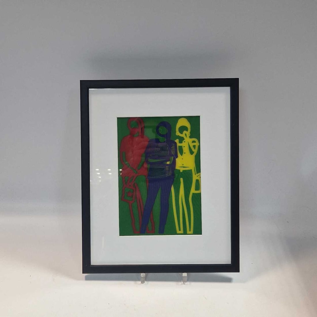 Julian Opie (1958-), Krobath, 3D Lenticular Moving Image, In Vibrant Colour, Framed, 2019 - 2