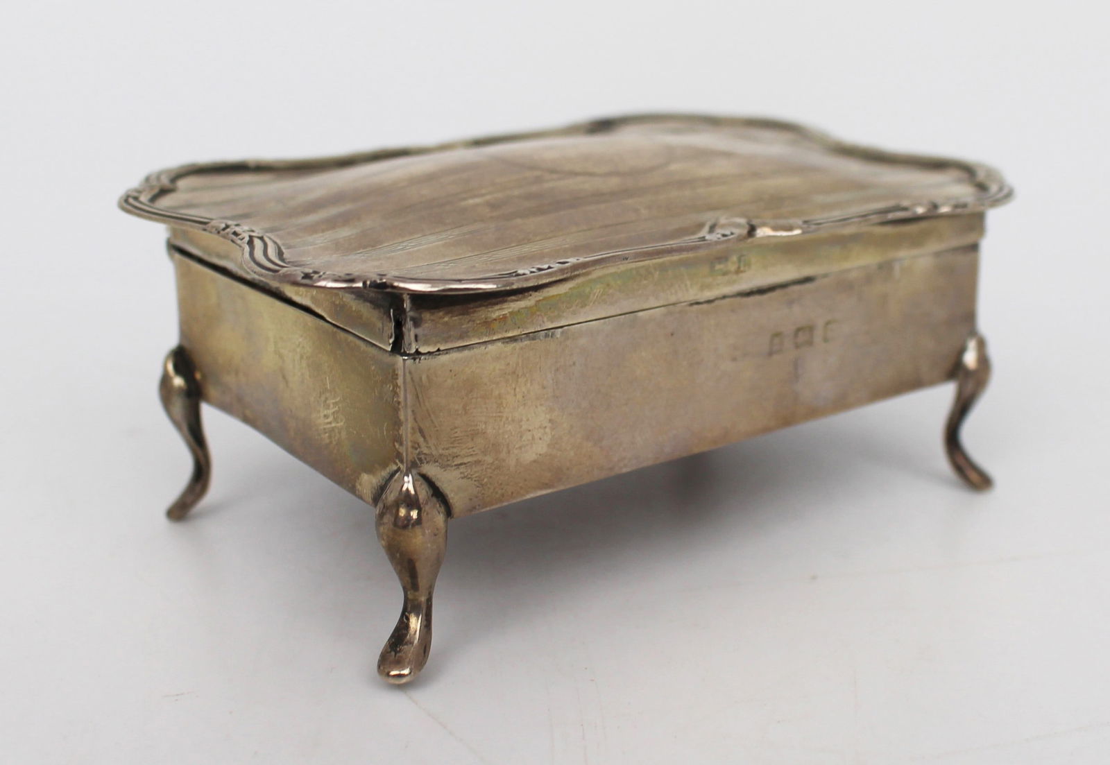 Solid Silver Pin Cushion Box Birmingham 1912 (1 of 6)