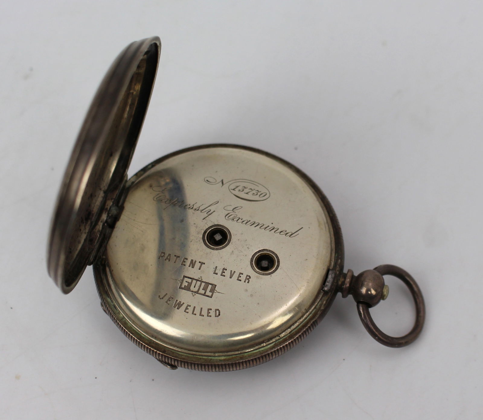 Vintage Correct Time Keeper Silver Pocket Watch - 3