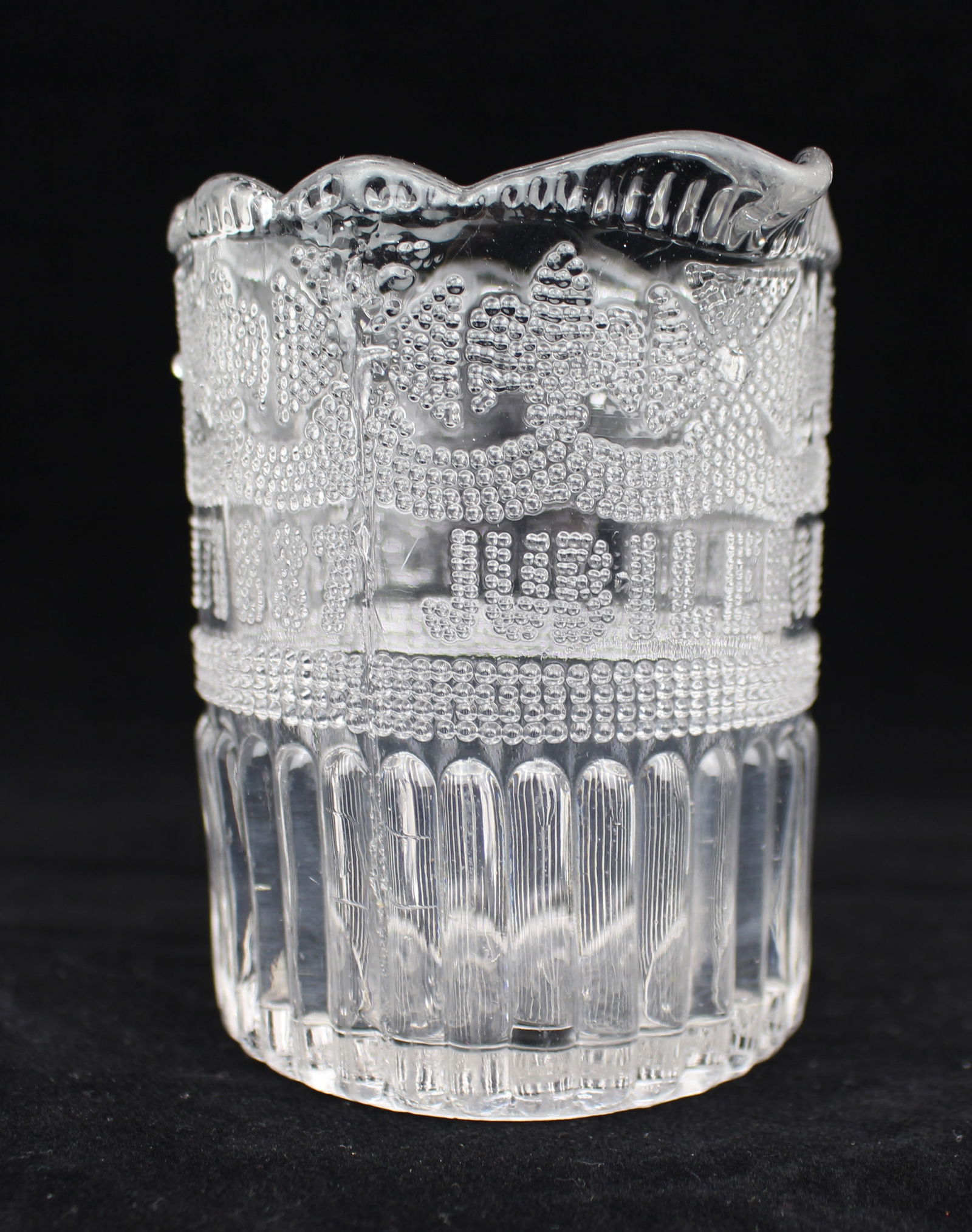 Victorian Pressed Glass Golden Jubilee Jug 1887 - 2