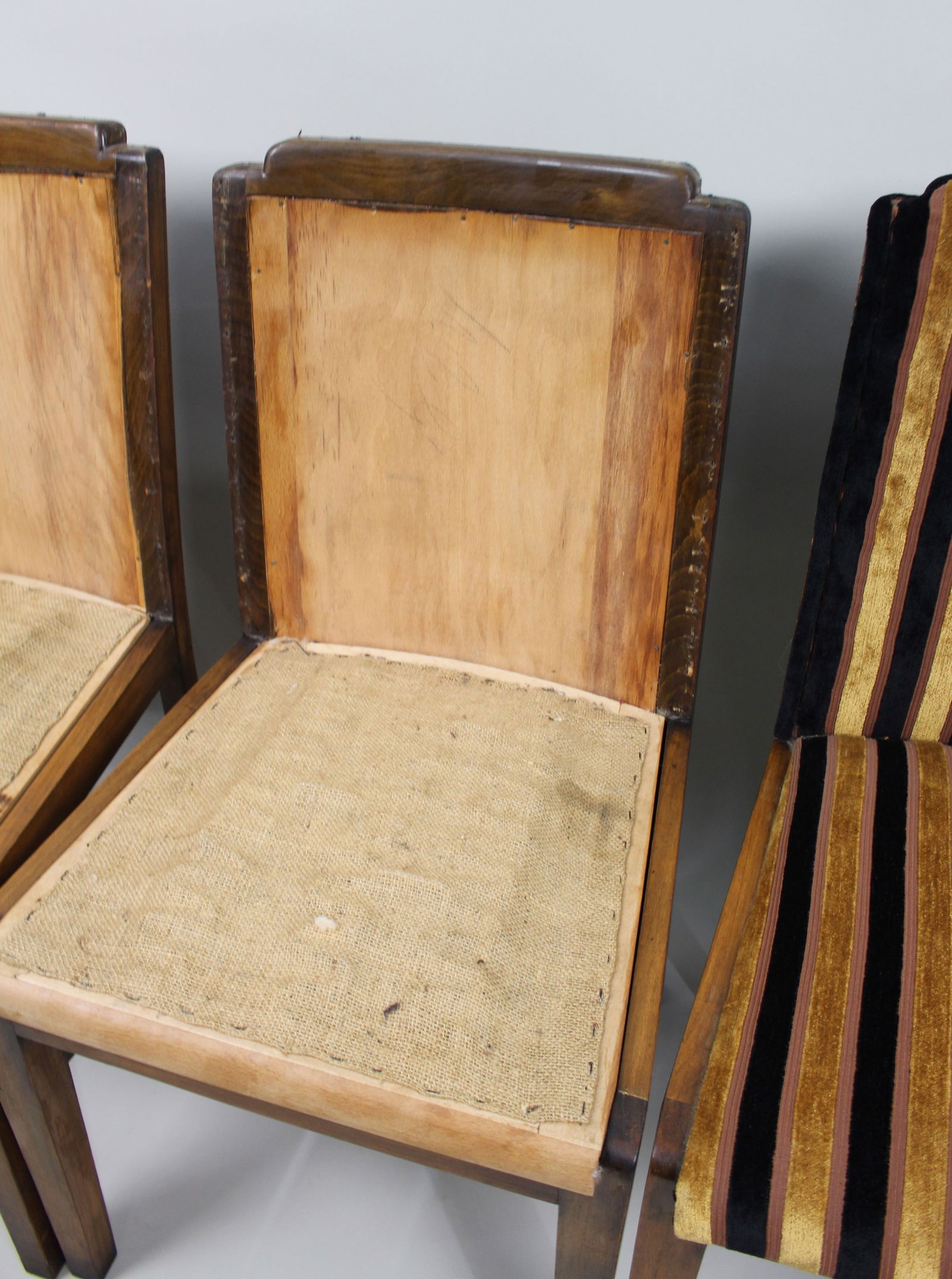 Set of 6 Art Deco Dining Chairs - 5