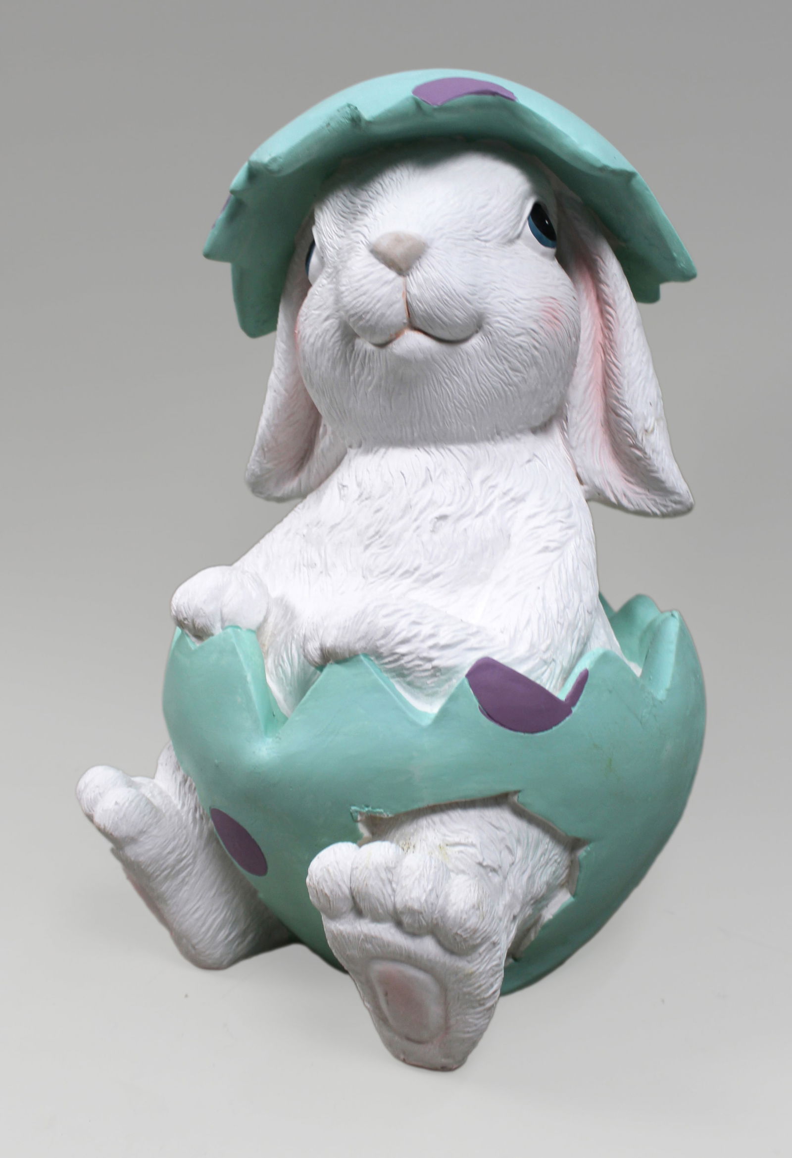 Hand Painted Decorative Easter Turquoise Egg - 3