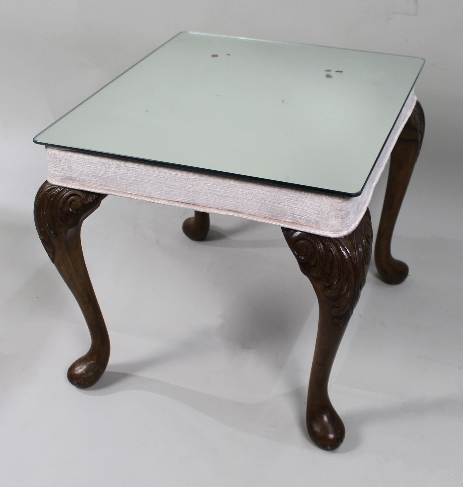Queen Anne Style Mirror Topped Lamp Table (1 of 6)