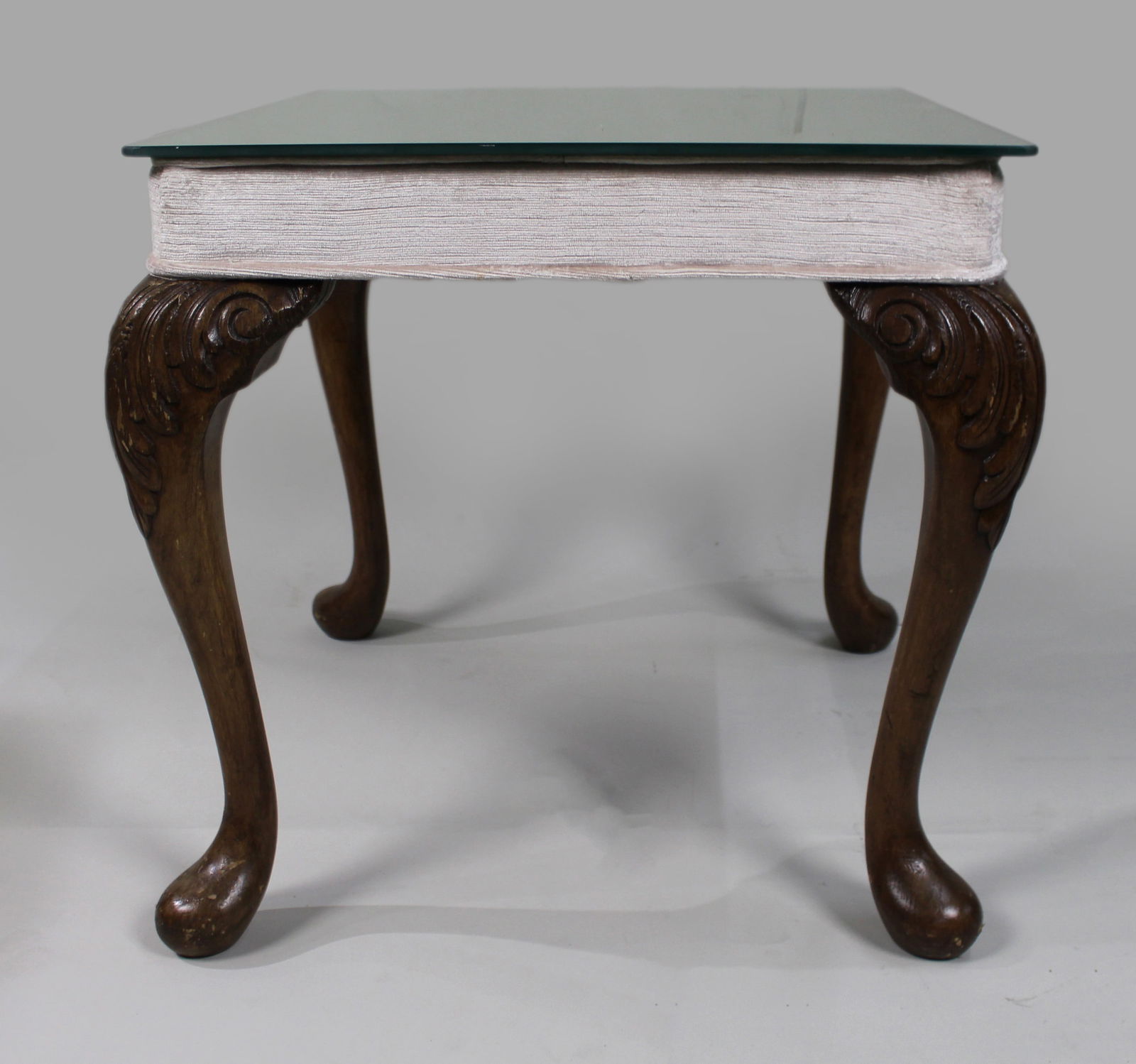 Queen Anne Style Mirror Topped Lamp Table - 3