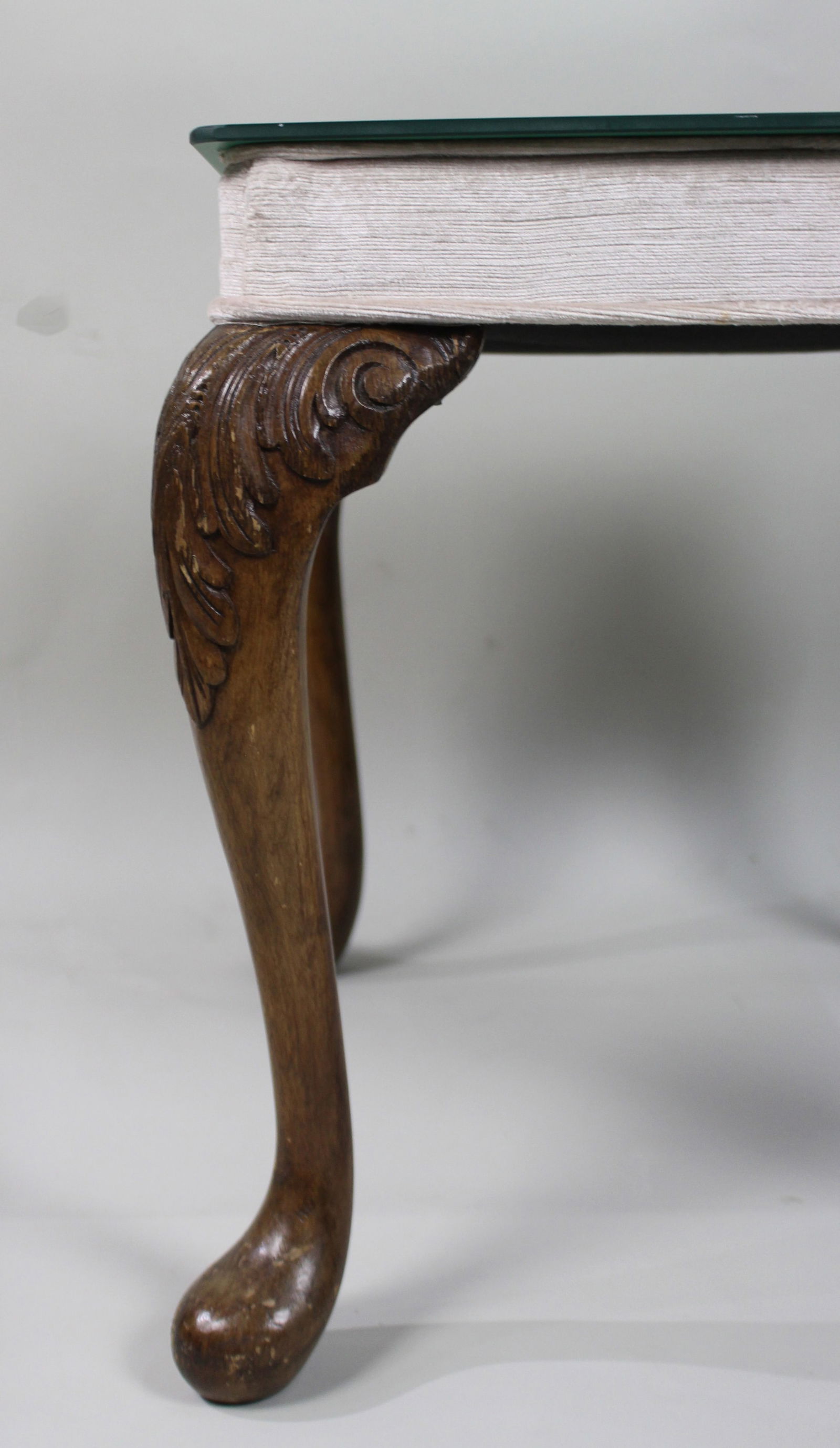 Queen Anne Style Mirror Topped Lamp Table - 4