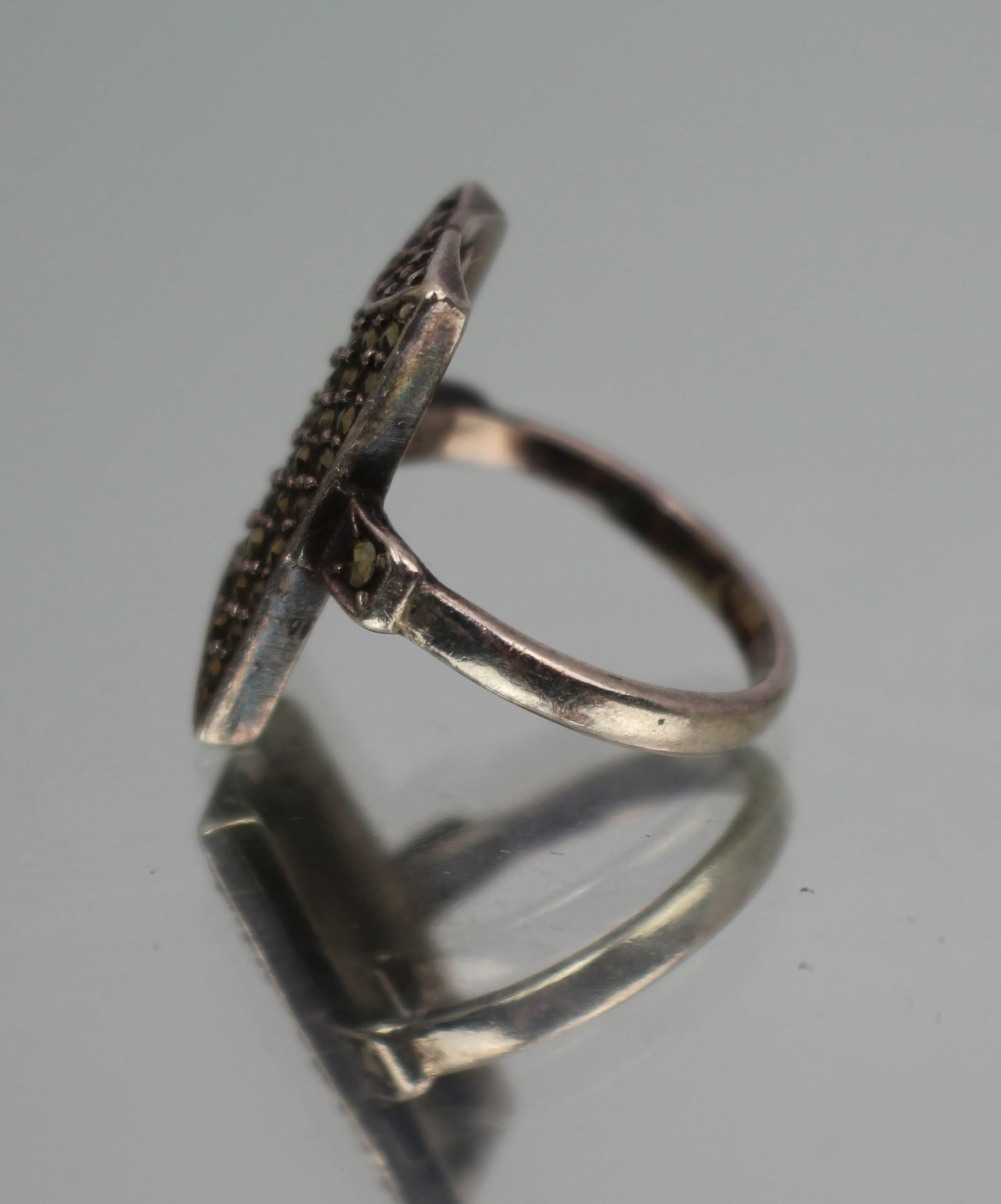 Vintage Marcasite Ring - 2