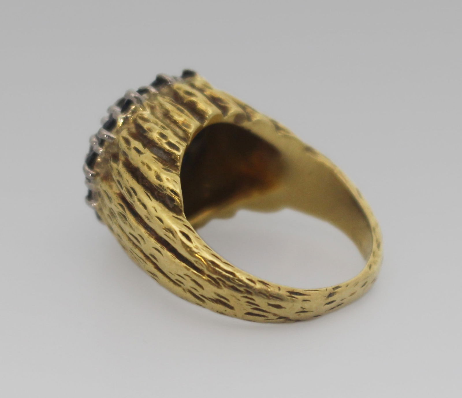 Sapphire & Diamond 18ct Cluster Ring - 3