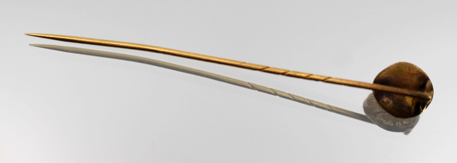 Antique 14ct and 20ct Gold Stick Pin – Classical Mask Motif c.1880 - 2